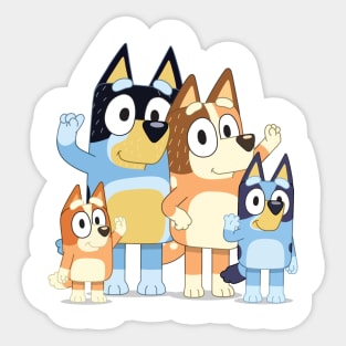 BLUEY FAMS FANS Sticker